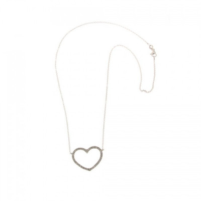 Collana a filo oro e diamanti