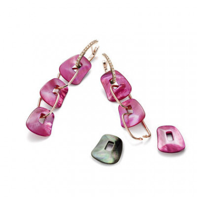 Dangling Puzzle Earrings