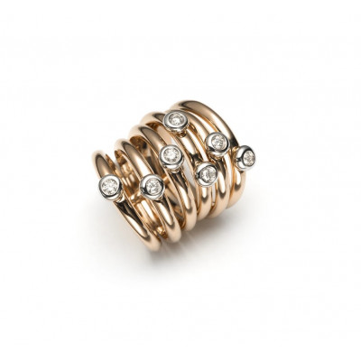 Tibet Ring in rose gold