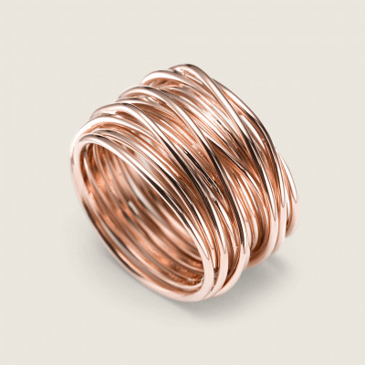 Tibet Ring in rose gold