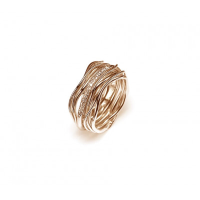 Tibet Ring in rose gold 