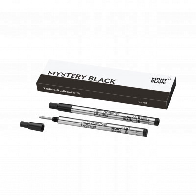 Inchiostro 2x Ricariche per Roller LeGrand, Mystery Black (nero)