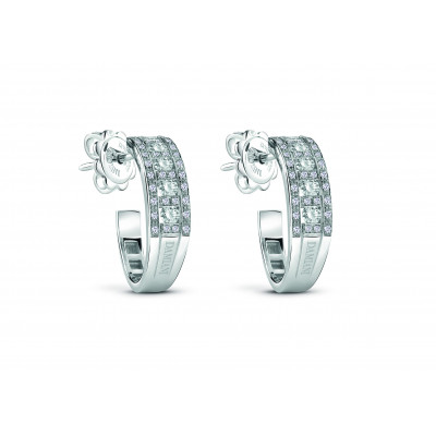 Orecchini in oro bianco con diamanti