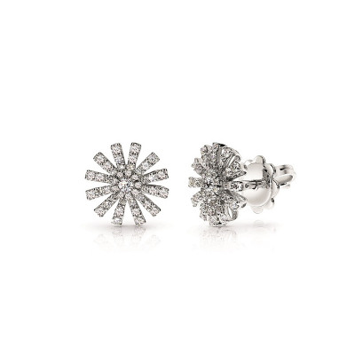 Orecchini Margherita in oro bianco e diamanti