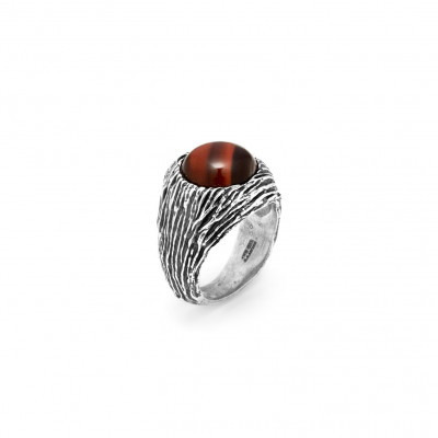 Anello Graffiato Occhio Di Toro
