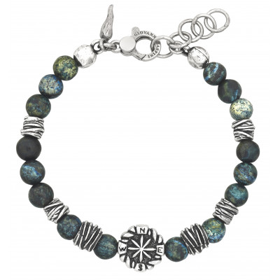 Bracciale Rosa dei Venti Diaspro verde