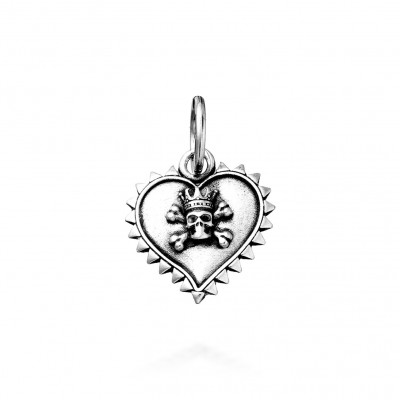 Charm Cuore Votivo Teschio