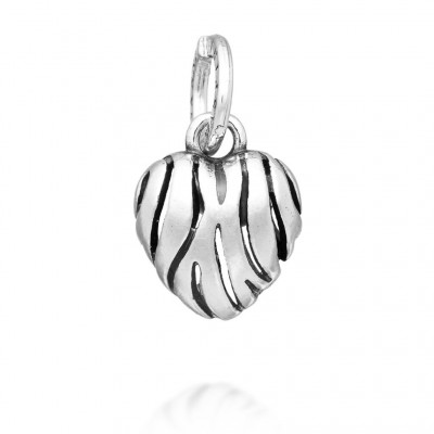 Charm Cuore Zebra