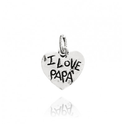 Charm Cuore I love Papà