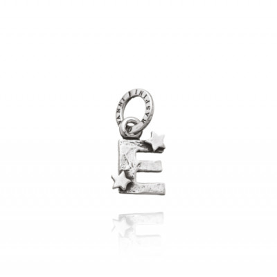 Charm Lettera Stelle E