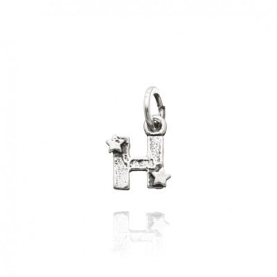Charm Lettera Stelle H