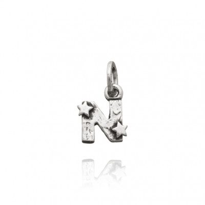 Charm Lettera Stelle N