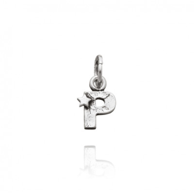 Charm Lettera Stelle P