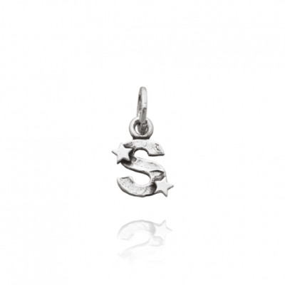 Charm Lettera Stelle S