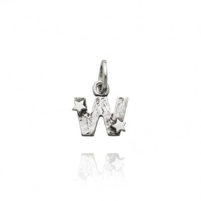 Charm Lettera Stelle W