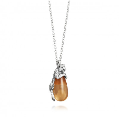 Collana Goccia Leopardo