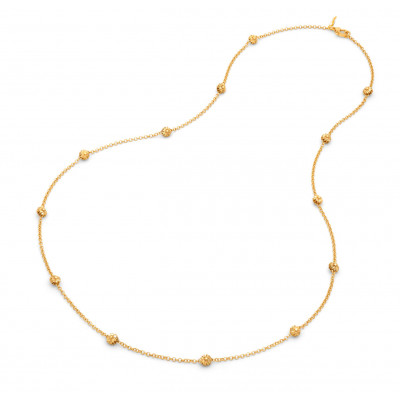 Collana Margherite Luce lunga oro