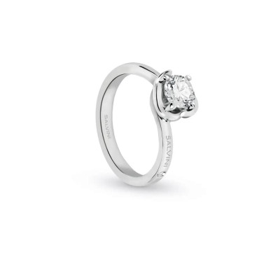 Anello solitario Abbraccio