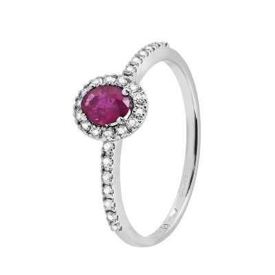 Anello Dora Diamanti e Rubino