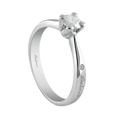 Anello Virginia solitario ct. 0.17 G Si