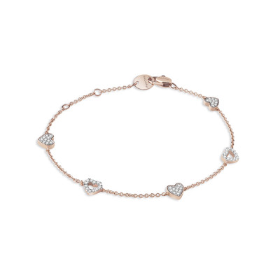 Bracciale I Segni oro rosa e diamanti