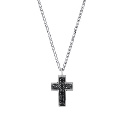 Collana Joy and Chic in oro bianco e diamanti neri