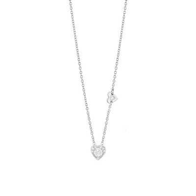 Collierino Forma brillante ciondolo cuore