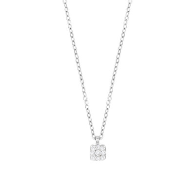 Collana Bagliori in oro bianco e diamanti