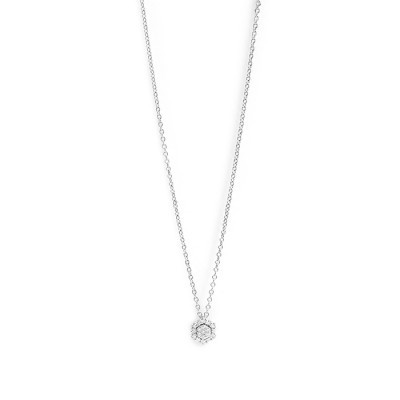 Collana Bagliori in oro bianco e diamanti