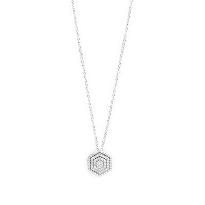 Collana Bagliori in oro bianco e diamanti