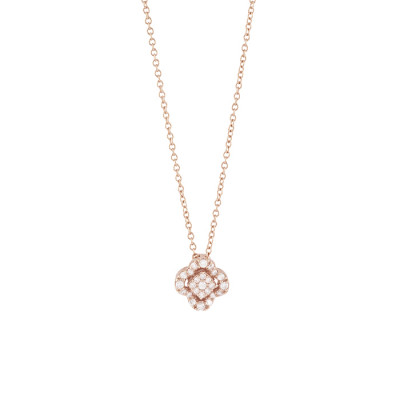 Collana Bagliori in oro bianco e diamanti