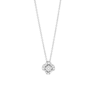 Collana Bagliori in oro bianco e diamanti