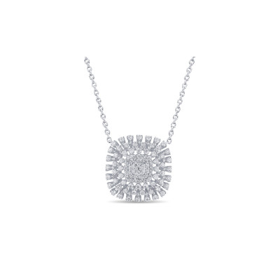 Collana Bagliori in oro bianco e diamanti