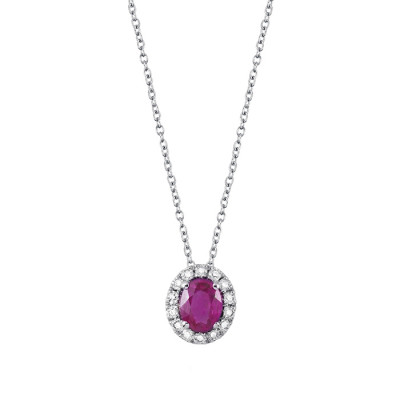 Collana Dora Diamanti Rubino