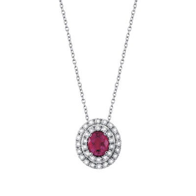 Collana Dora Diamanti Rubino