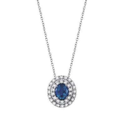 Collana Dora Diamanti Zaffiro