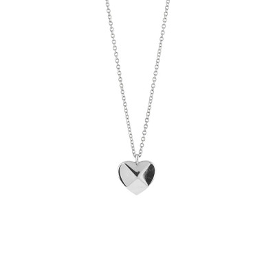 Collana I Segni Cuore oro bianco