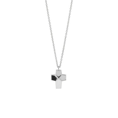 Collana I Segni Croce oro bianco