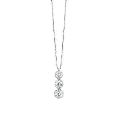 Collana Lavinia in oro bianco con diamanti