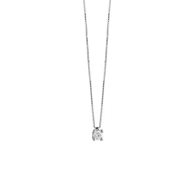 Collana Virginia in oro bianco e diamante