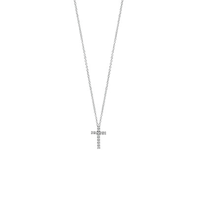Collana Virginia in oro bianco e diamanti