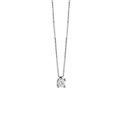 Collana Virginia in oro bianco e diamante