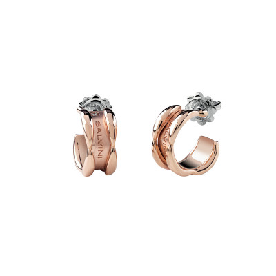 Orecchini Sunny in oro rosa e diamanti