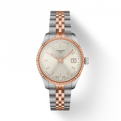 Ballade 34 mm argento e PVD oro rosa