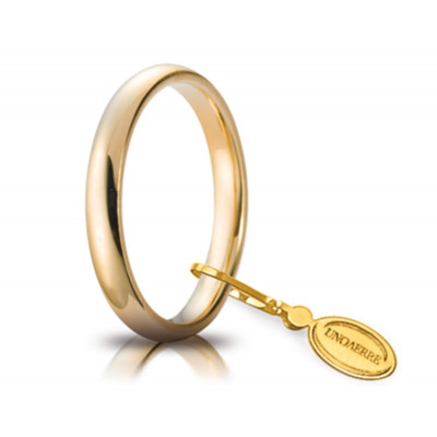 Fede confort in oro giallo 3mm